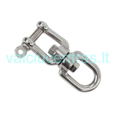 Dvigubas suktukas su kilpa ir šekeliu - įvairių dydžių